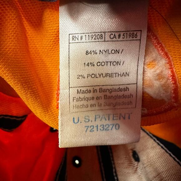 Chicago Bears Reebok NFL Equipment On Field Orange Gray Hat Cap Size M/L - Picture 7 of 8